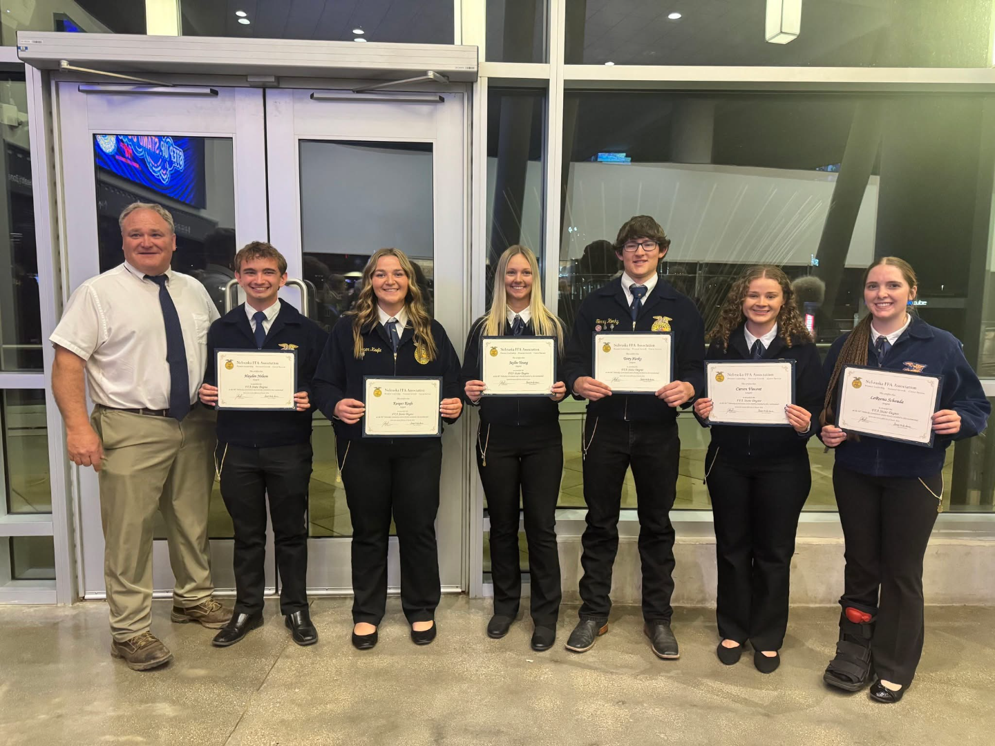 FFA State degree winners
